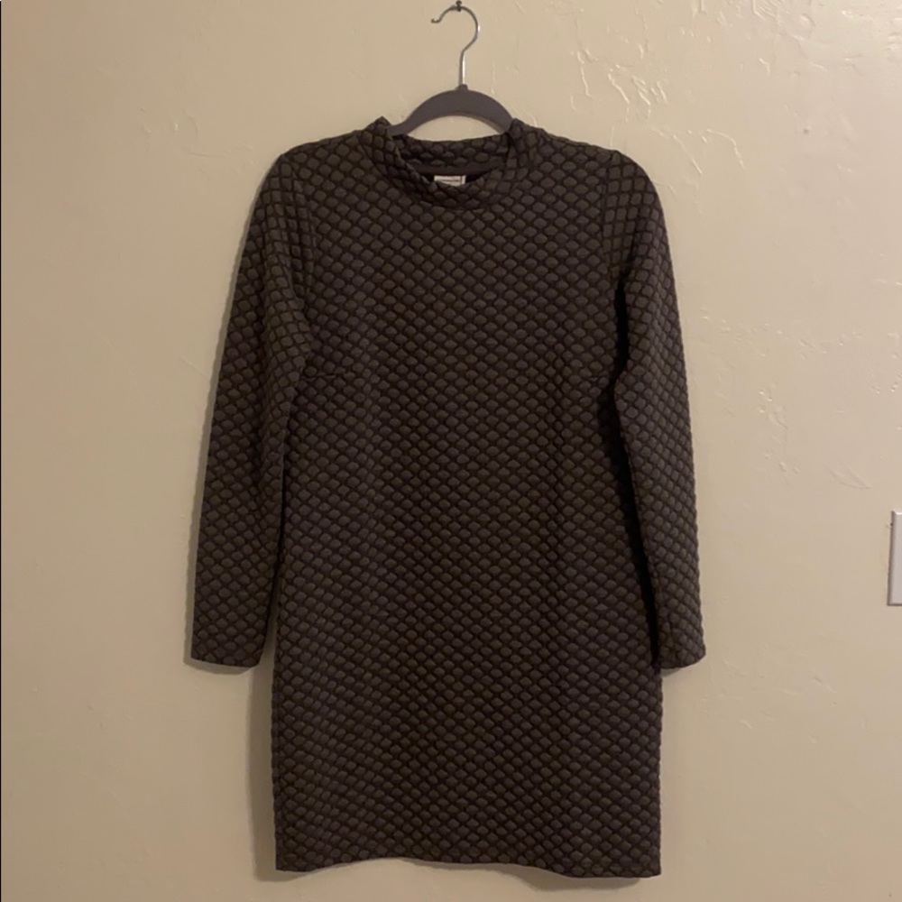 Mini mock neck dress
